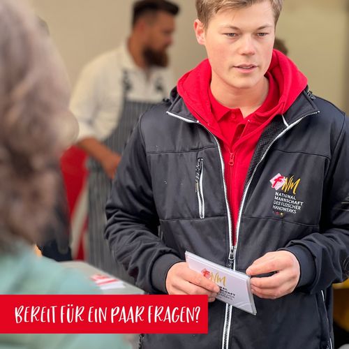 Ob auf Messen, bei Schulveranstaltungen oder Events – unsere Nationalmannschaft kommt ins Gespräch. Wie läuft die... Ob auf Messen, bei Schulveranstaltungen oder Events – unsere Nationalmannschaft kommt ins Gespräch. Wie läuft die...