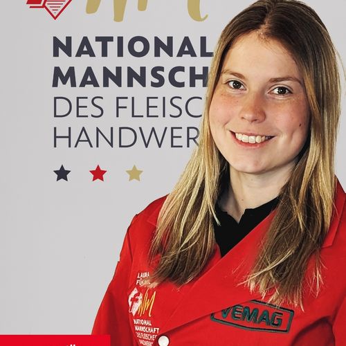 Heute möchten wir euch Laura Fückel vorstellen. Laura ist Mitglied der Nationalmannschaft im Fleischerhandwerk und...